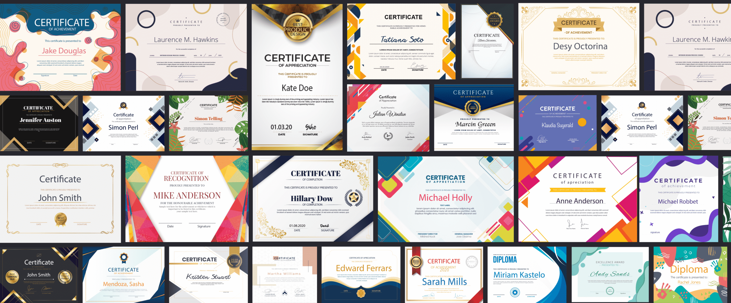 Certificates